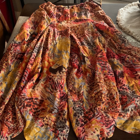 Free People Jungle Pop Combo Wide Leg Pants SZ. XS NWT - Picture 6 of 10